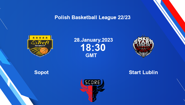 Sopot vs Start Lublin livescore, Match events SOP vs STL, Polish Basketball League 22/23, tv info