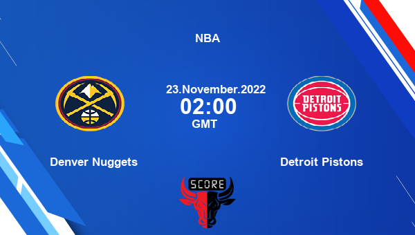 DEN vs DET, Dream11 Prediction, Fantasy Basketball Tips, Dream11 Team, Pitch Report, Injury Update – NBA