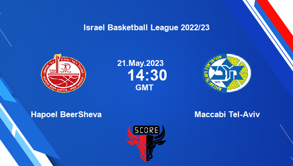 Hapoel BeerSheva vs Maccabi Tel-Aviv livescore, Match events HBE vs MTA, Israel Basketball League 2022/23, tv info