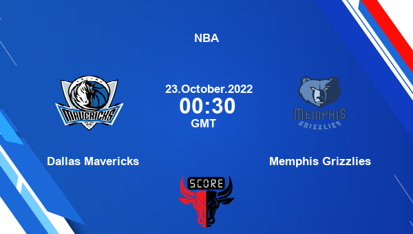 Dallas Mavericks vs Memphis Grizzlies livescore, Match events DAL vs MEM, NBA, tv info