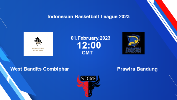 West Bandits Combiphar vs Prawira Bandung livescore, Match events WBC vs PAB, Indonesian Basketball League 2023, tv info