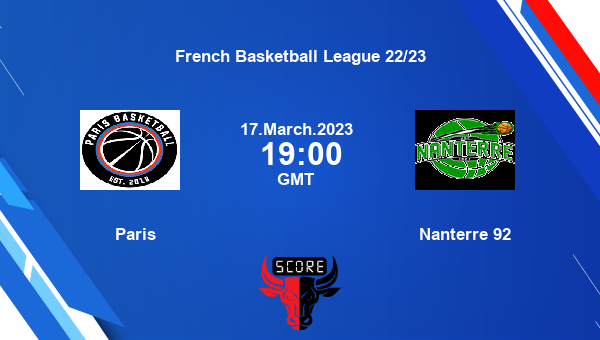 Paris vs Nanterre 92 Dream11 Match Prediction | French Basketball League 22/23 |Team News|