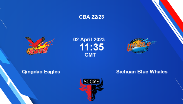 Qingdao Eagles vs Sichuan Blue Whales livescore, Match events QE vs SBW