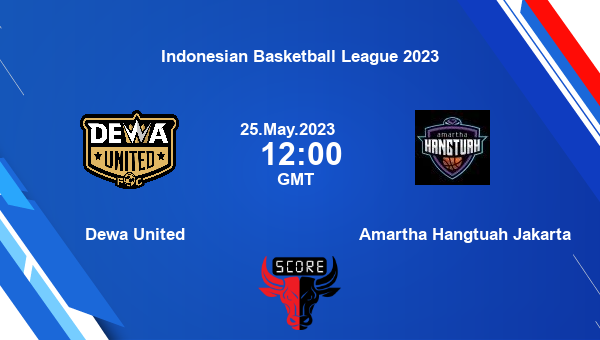 Dewa United vs Amartha Hangtuah Jakarta livescore, Match events DU vs AMA, Indonesian Basketball League 2023, tv info