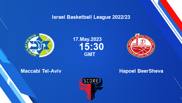 Maccabi Tel-Aviv vs Hapoel BeerSheva livescore, Match events MTA vs HBE, Israel Basketball League 2022/23, tv info
