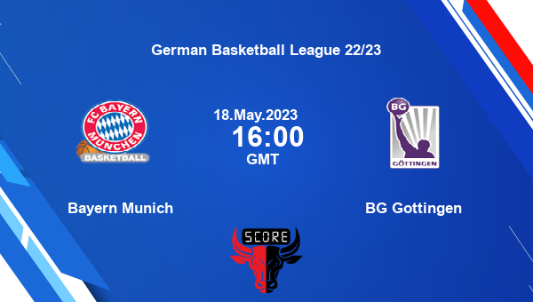 Bayern Munich vs BG Gottingen livescore, Match events BAY vs BGG, German Basketball League 22/23, tv info