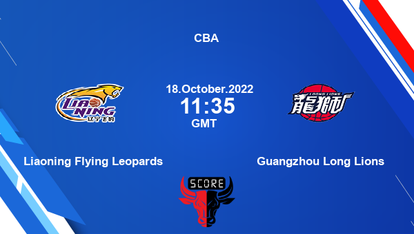 Liaoning Flying Leopards vs Guangzhou Long Lions livescore, Match events LFL vs GLL, CBA, tv info