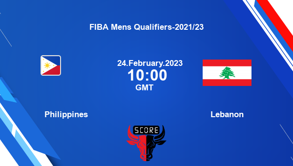 Philippines vs Lebanon livescore, Match events PHI vs LIB, FIBA Mens Qualifiers-2021/23, tv info