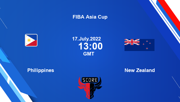 Philippines vs New Zealand livescore, Match events PHI vs NZL, FIBA Asia Cup, tv info