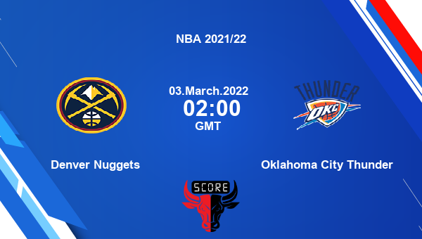 Thunder vs nuggets prediction