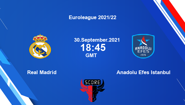 Real Madrid vs Anadolu Efes Istanbul Dream11 Basketball Prediction | Euroleague 2021/22 |Team News|