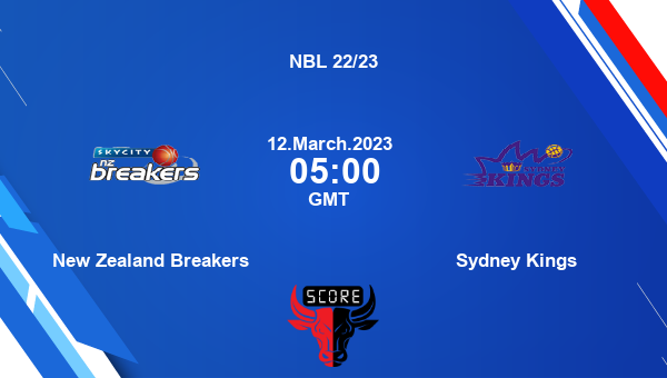 New Zealand Breakers vs Sydney Kings livescore, Match events NZB vs SK, NBL 22/23, tv info