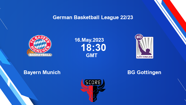 Bayern Munich vs BG Gottingen livescore, Match events BAY vs BGG, German Basketball League 22/23, tv info