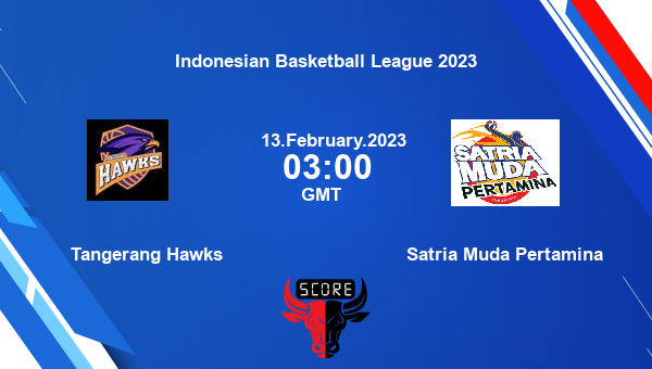 Tangerang Hawks vs Satria Muda Pertamina livescore, Match events TH vs SMP, Indonesian Basketball League 2023, tv info