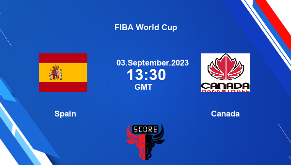 Spain vs Canada livescore, Match events ESP vs CAN, FIBA World Cup, tv info