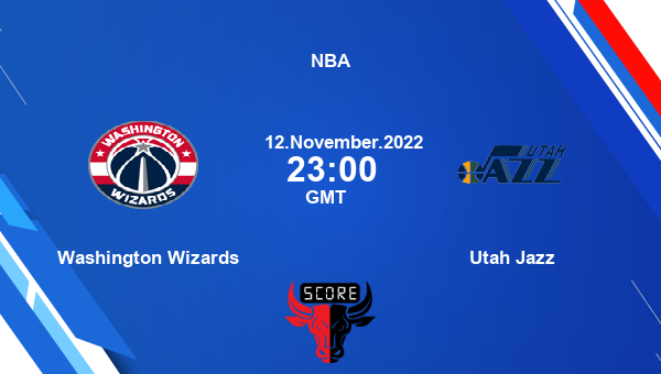 Washington Wizards vs Utah Jazz livescore, Match events WAS vs UTA, NBA, tv info