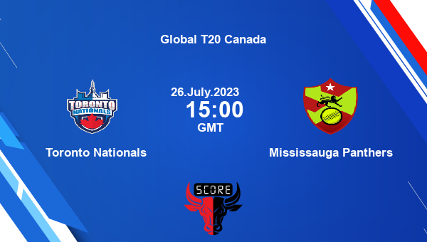 TN vs MP live score, Toronto Nationals vs Mississauga Panthers Cricket Match Preview, Match 10 T20, Global T20 Canada