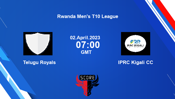 TR vs IPR live score, Telugu Royals vs IPRC Kigali CC live Match 13 T10, Rwanda Men’s T10 League