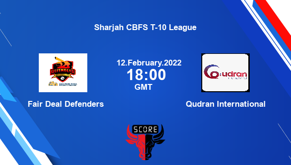 Fair Deal Defenders vs Qudran International Match 11 T10 livescore, FDD vs QUD, Sharjah CBFS T-10 League