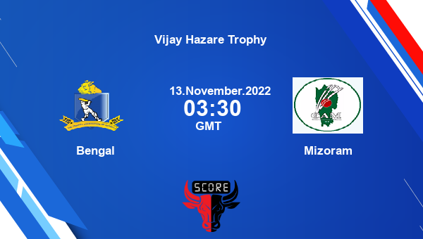 BENG vs MIZ live score, Bengal vs Mizoram live Elite, Group E List A, Vijay Hazare Trophy