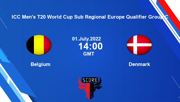 BEL vs DEN live score, Belgium vs Denmark live Group 1 T20I, ICC Men’s T20 World Cup Sub Regional Europe Qualifier Group C