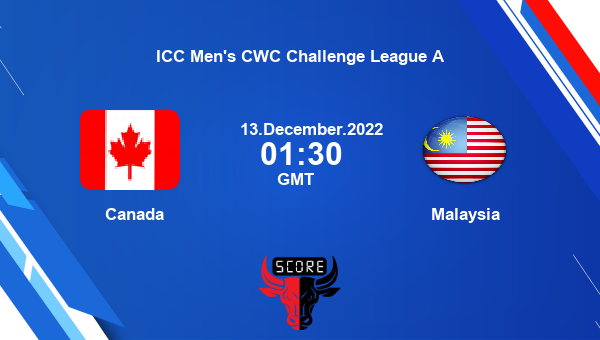 CAN vs MAL live score, Canada vs Malaysia live Match 28 ODI, ICC Men’s CWC Challenge League A