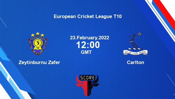 Zeytinburnu Zafer vs Carlton Match 13 T10 livescore, ZTB vs CAR, European Cricket League T10