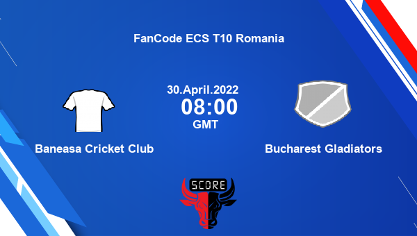 BAN vs BUG live score, Baneasa Cricket Club vs Bucharest Gladiators live Qualifier 1 T10, FanCode ECS T10 Romania