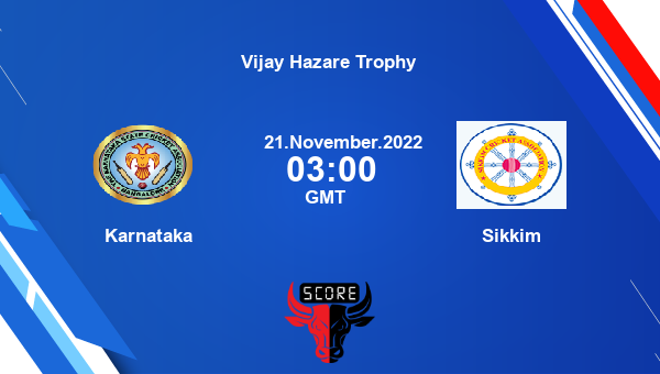 KAR vs SIKM live score, Karnataka vs Sikkim live Elite, Group B List A, Vijay Hazare Trophy