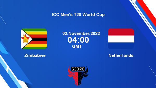 ZIM vs NED live score, Zimbabwe vs Netherlands live 34th Match T20I, ICC Men’s T20 World Cup