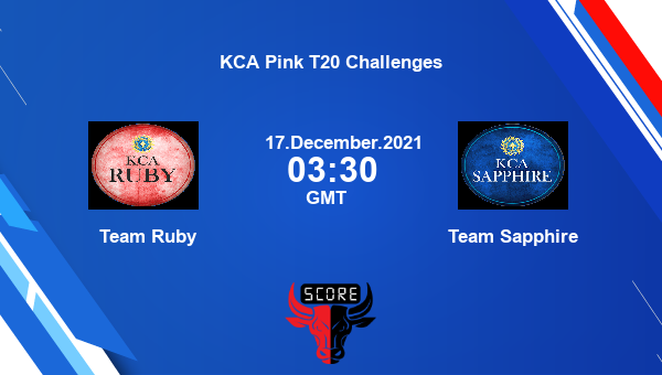 Team Ruby vs Team Sapphire Dream11 Cricket Prediction | KCA Pink T20 Challenges |Team News|