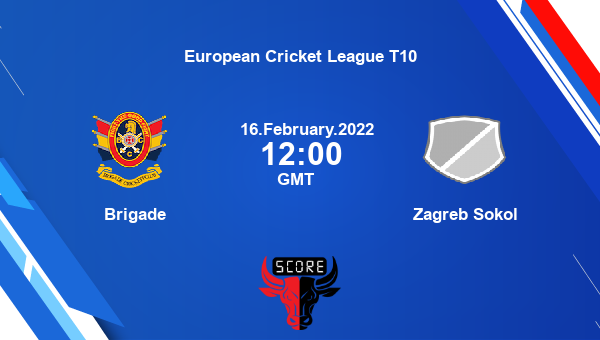 Brigade vs Zagreb Sokol Group B – Match 13 T10 livescore, BRI vs ZAS, European Cricket League T10