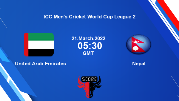 United Arab Emirates vs Nepal Dream11 Match Prediction | ICC Men's Cricket World Cup League 2 |Team News|