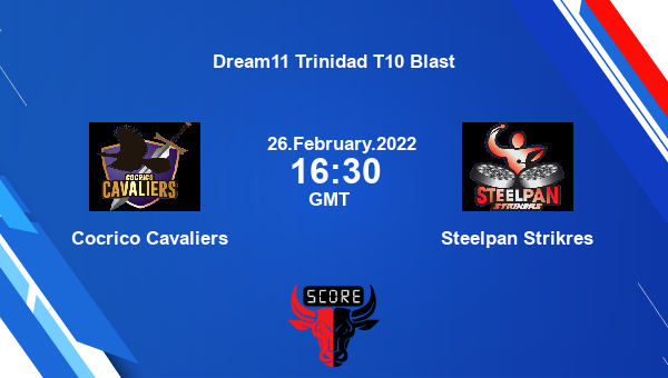 Cocrico Cavaliers vs Steelpan Strikres Match 2 T10 livescore, CCL vs SPK, Dream11 Trinidad T10 Blast
