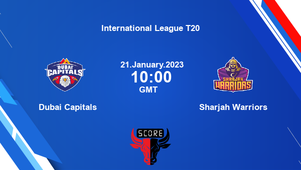 DC vs SW live score, Dubai Capitals vs Sharjah Warriors live 10th Match T20, International League T20