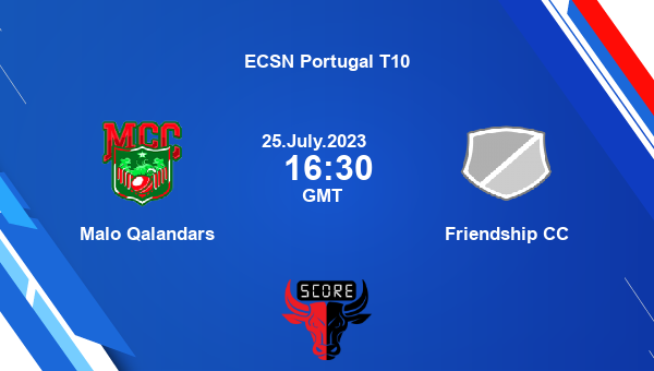MAL vs FRD live score, Malo Qalandars vs Friendship CC Cricket Match Preview, Match 17 T10, ECSN Portugal T10