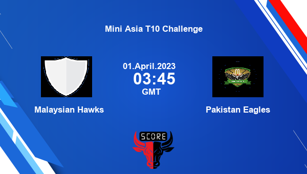 MYH vs PKE live score, Malaysian Hawks vs Pakistan Eagles live Match 22