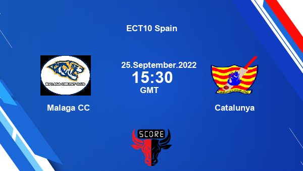 MAL vs CTL live score, Malaga CC vs Catalunya live Match 9 T10, ECT10 Spain