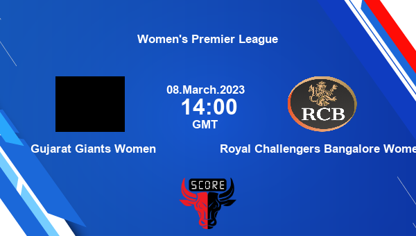 GUJ-W vs BLR-W live score, Gujarat Giants Women vs Royal Challengers Bangalore Women live Match 6 Women T20, Women’s Premier League