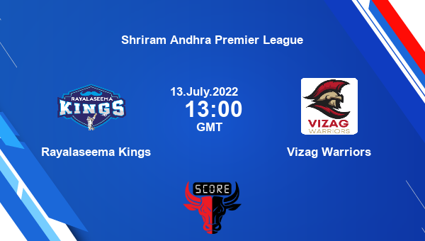 RYLS vs VZW live score, Rayalaseema Kings vs Vizag Warriors live Match 15 T20, Shriram Andhra Premier League