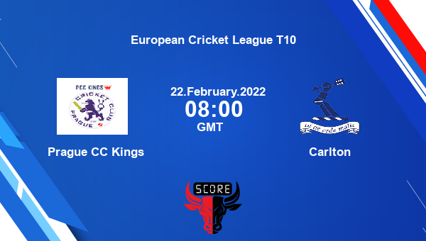 Prague CC Kings vs Carlton Group C – Match 6 T10 livescore, PCK vs CAR, European Cricket League T10