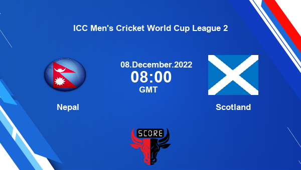 NEP vs SCO live score, Nepal vs Scotland live Match 120 ODI, ICC Men’s Cricket World Cup League 2