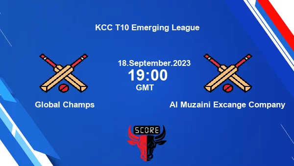 GC vs ALM live score, Global Champs  vs Al Muzaini Excange Company Cricket Match Preview, Match 6 T10, KCC T10 Emerging League