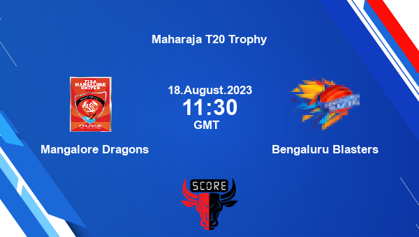 MLORE vs BB live score, Mangalore Dragons vs Bengaluru Blasters Cricket Match Preview, 12th Match T20, Maharaja T20 Trophy