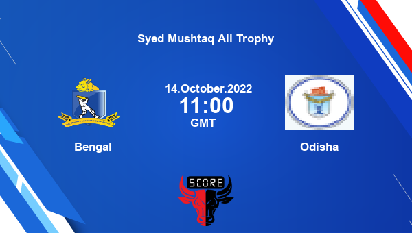 BENG vs ODI live score, Bengal vs Odisha live Elite, Group E T20, Syed Mushtaq Ali Trophy