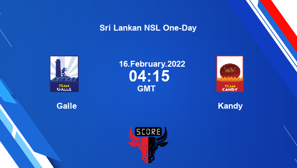 Galle vs Kandy Match 9 List A livescore, GAL vs KAN, Sri Lankan NSL One-Day