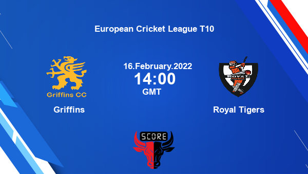 Griffins vs Royal Tigers Group B – Match 14 T10 livescore, GRI vs ROT, European Cricket League T10