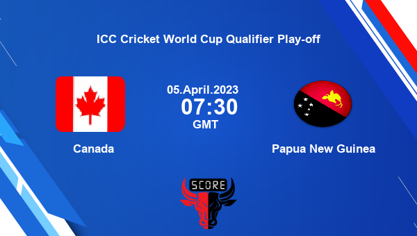 CAN vs PNG live score, Canada vs Papua New Guinea live Match 15 ODI, ICC Cricket World Cup Qualifier Play-off