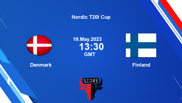 DEN vs FIN live score, Denmark vs Finland live Match 6 T20I, Nordic T20I Cup