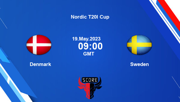 DEN vs SWE live score, Denmark vs Sweden live Match 4 T20I, Nordic T20I Cup